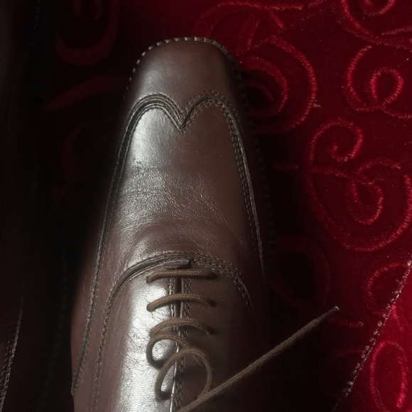 Toschi Brown Leather Carbonlite Shoes main image 6